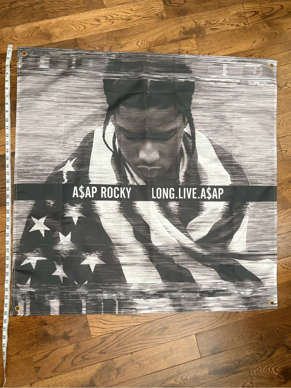 Long.Live.A$AP Black & White Music Wall Tapestry